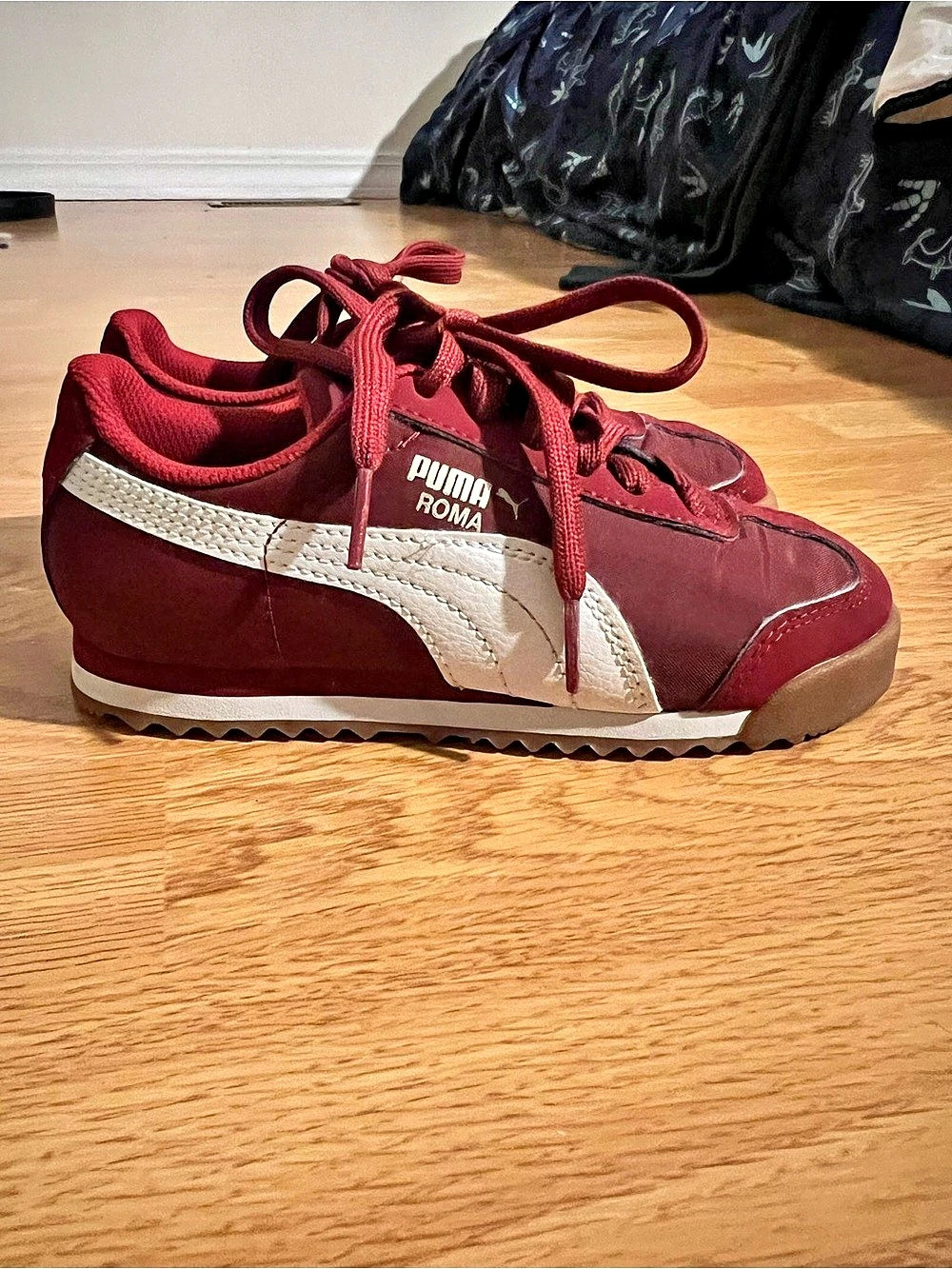 Puma Roma Sneakers Red White toddler size 12.5